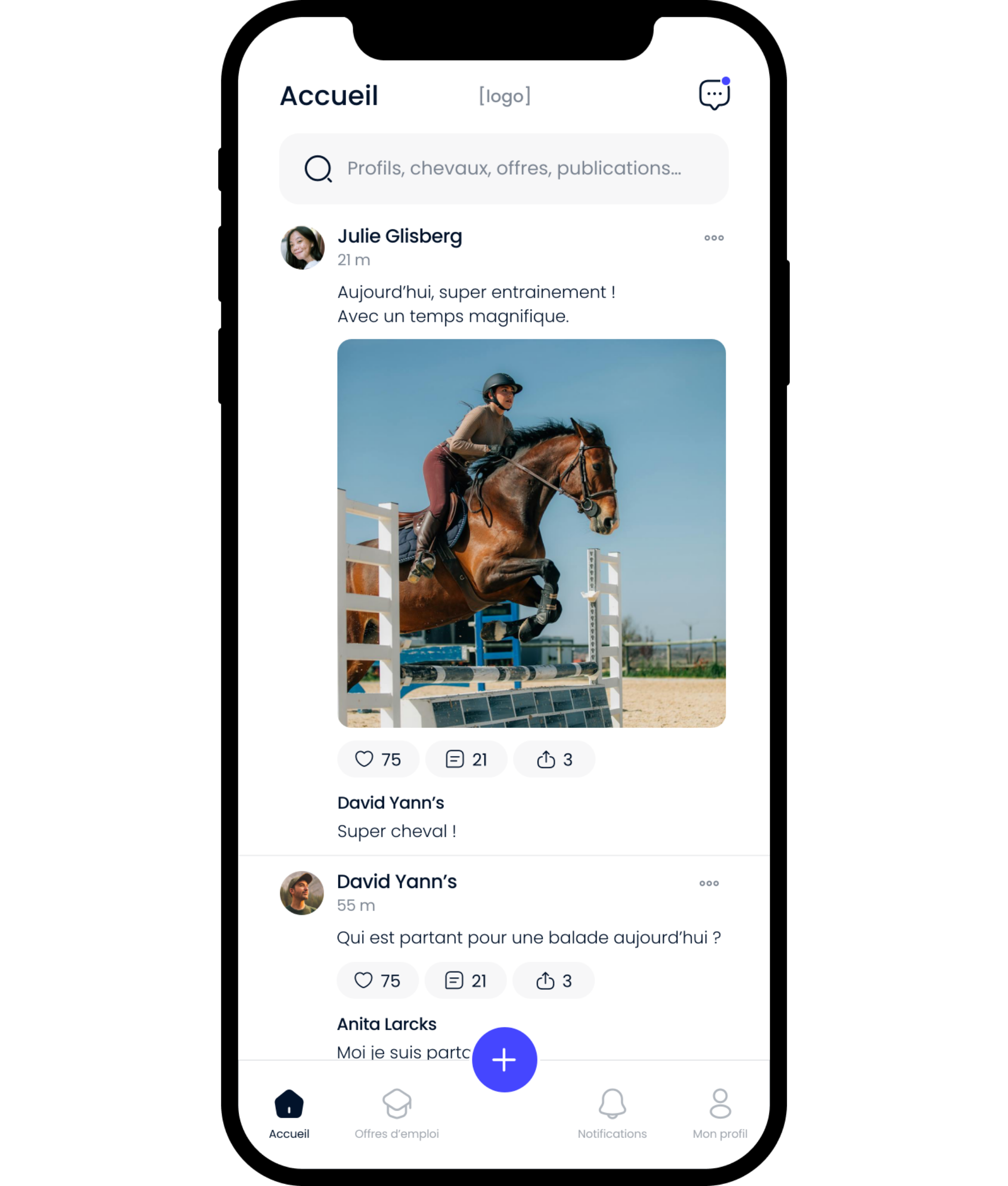 Mockup de l'application